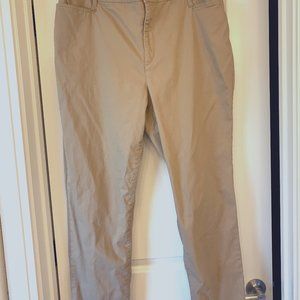 Gloria Vanderbilt Amanda Jeans Beige/Khaki 20 W